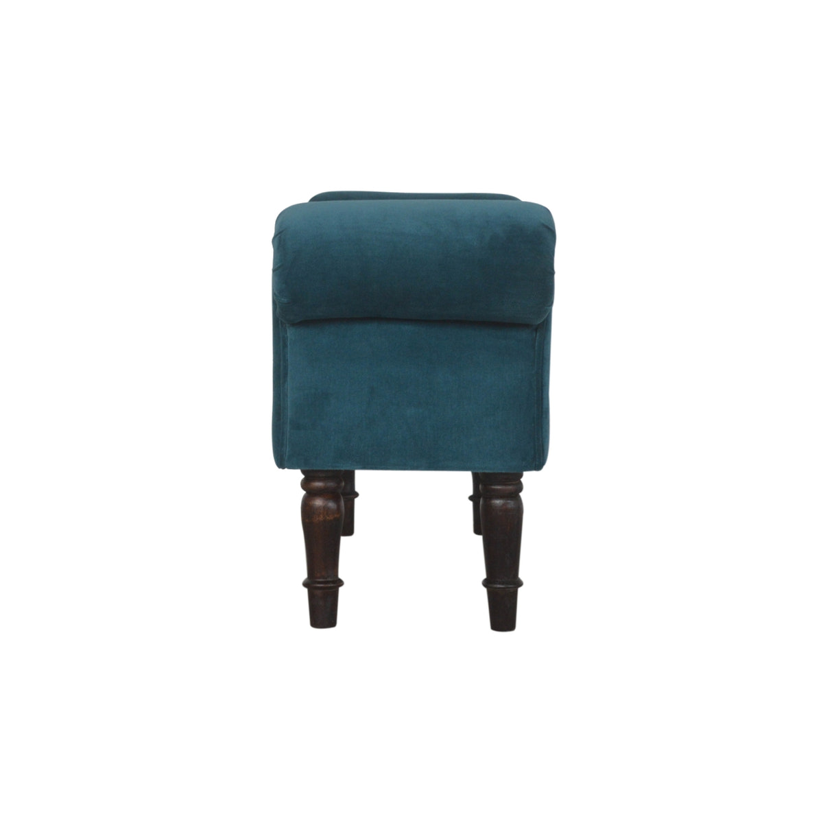 Teal Velvet Bench | Cotton Velvet