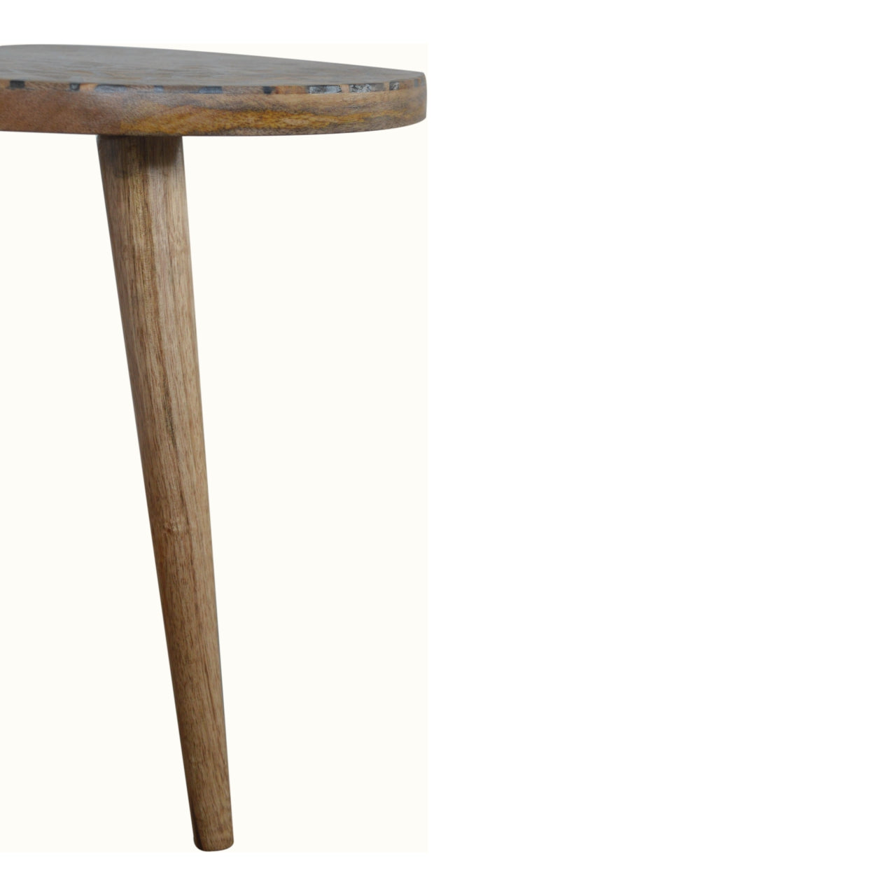 Tree Trunk Footstool Set of 2 Storage Bench