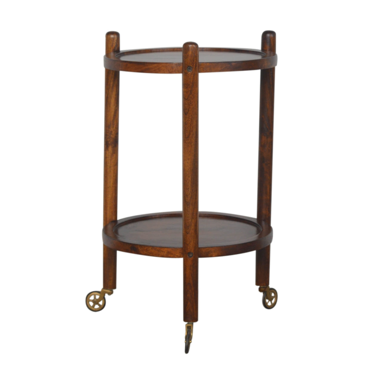 Chestnut Tray Table Chest of Drawers