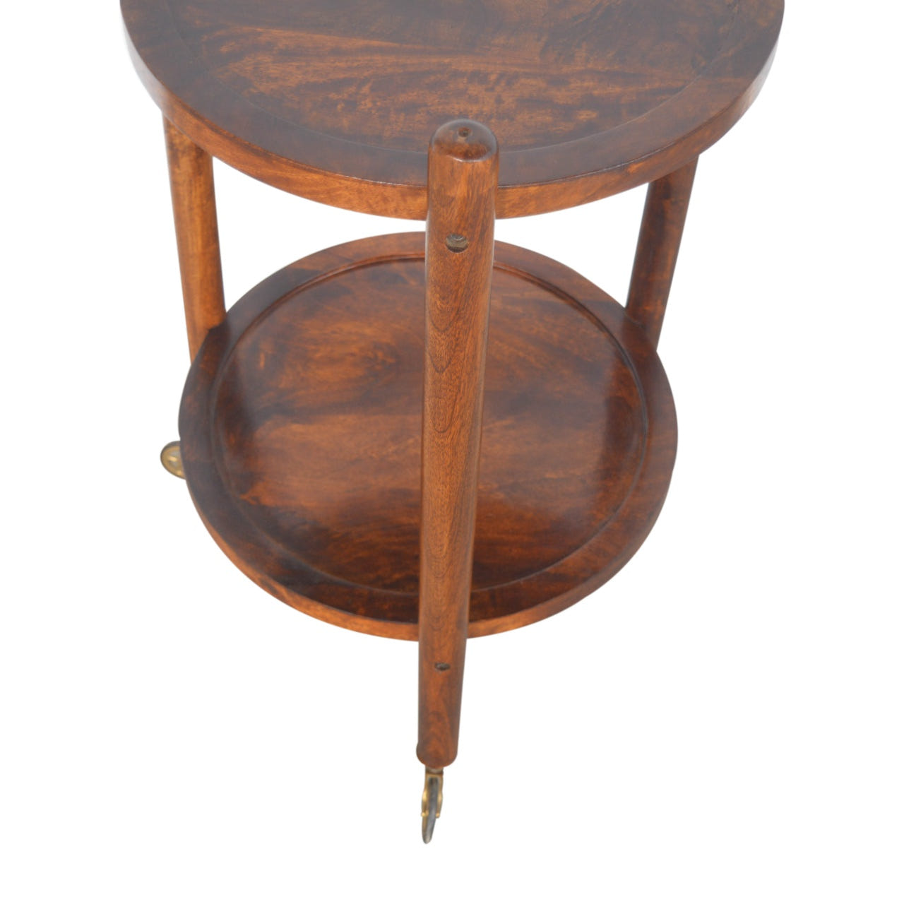 Chestnut Tray Table Chest of Drawers