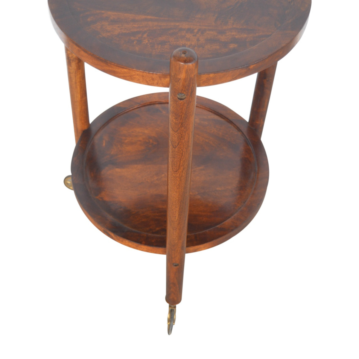 Chestnut Tray Table Chest of Drawers