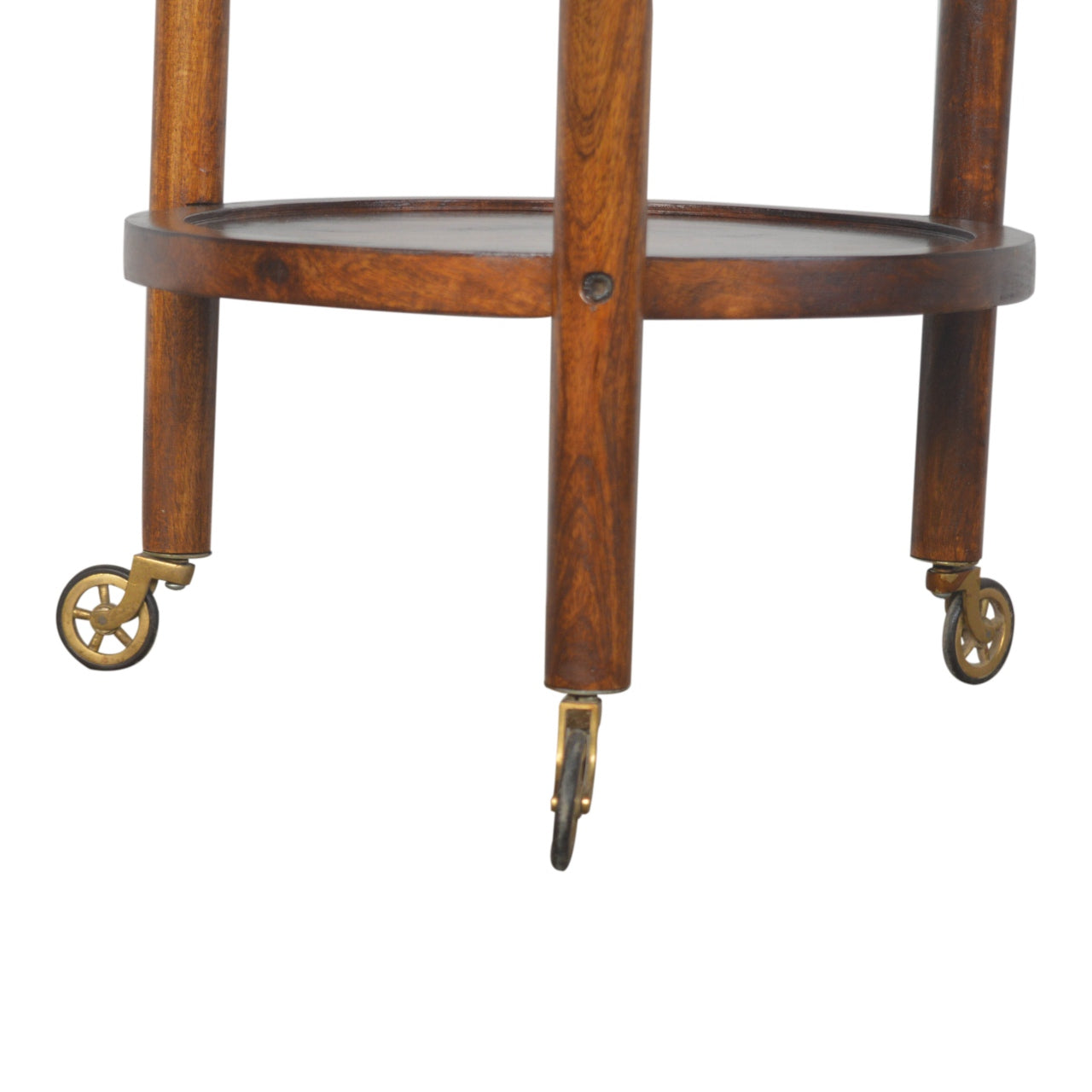 Chestnut Tray Table Chest of Drawers
