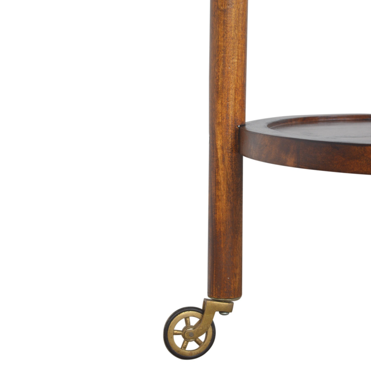 Chestnut Tray Table Chest of Drawers