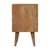 Navy Multi 3 Drawer Bedside