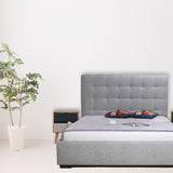 Navy Multi 3 Drawer Bedside