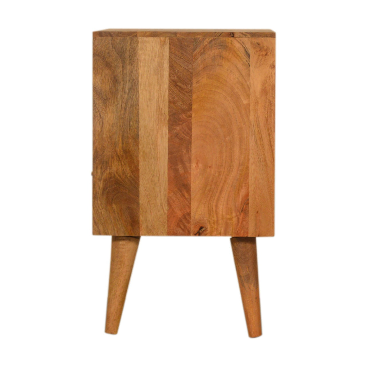 Navy Blue Honeycomb Bedside Table