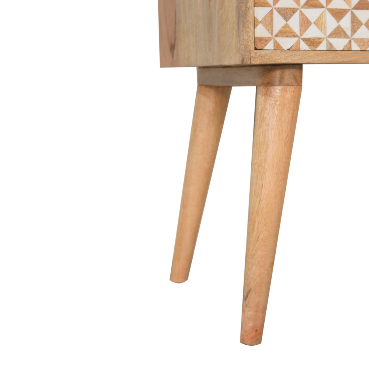 Sarina Bedside Table | Oak Solid Mango Wood
