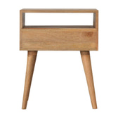 Sarina Bedside Table | Oak Solid Mango Wood