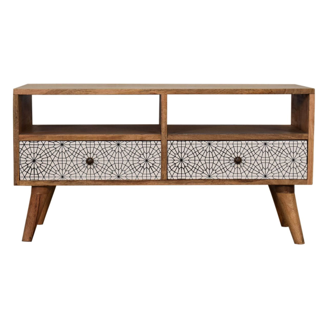 Sendai Tv Media Unit | Oak-Ish Solid Mango Wood