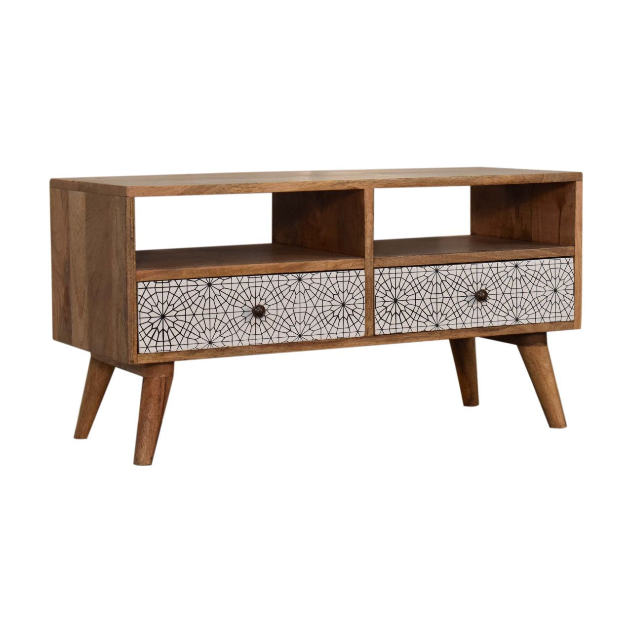 Sendai Tv Media Unit | Oak-Ish Solid Mango Wood