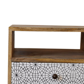 Sendai Bedside Table | Oak Solid Mango Wood