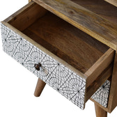 Sendai Bedside Table | Oak Solid Mango Wood