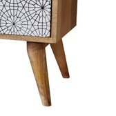 Sendai Bedside Table | Oak Solid Mango Wood