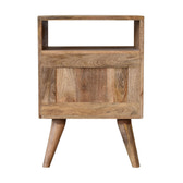 Sendai Bedside Table | Oak Solid Mango Wood