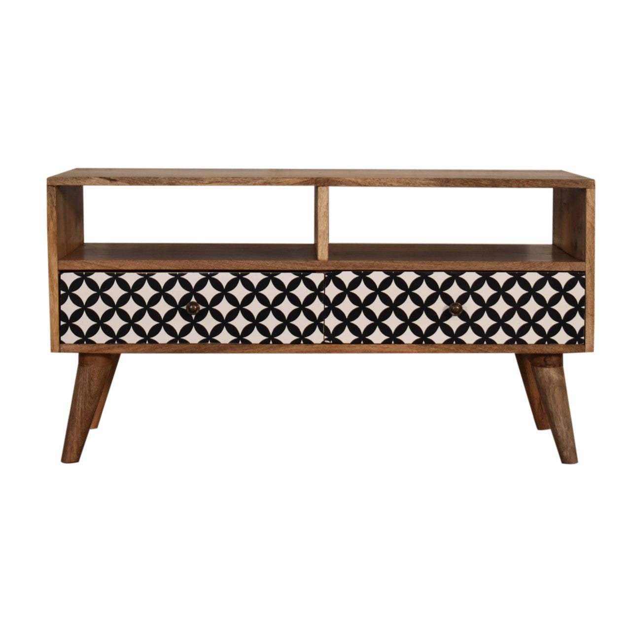 Diamond Screen Printed TV Media Unit