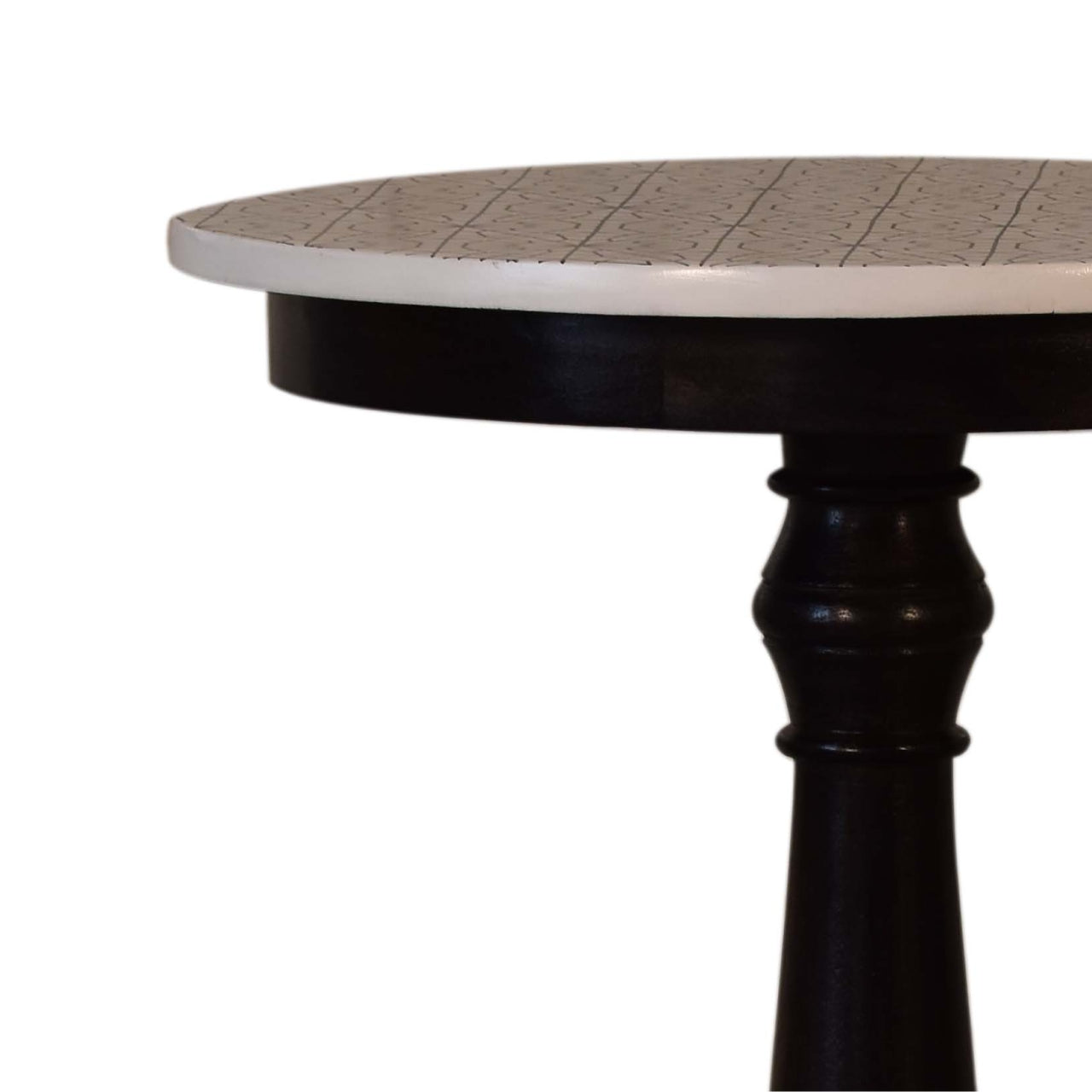 Round French Style Tea Table Accent Piece