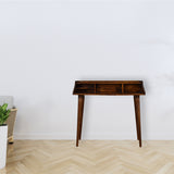 Chestnut Multi Drawer Writing Desk