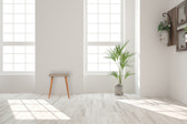 Checkered End Table Accent Piece | Oak Mango Wood