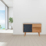 Acadia Black Cabinet with Drawers