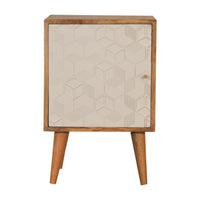 Acadia White Door Bedside Table