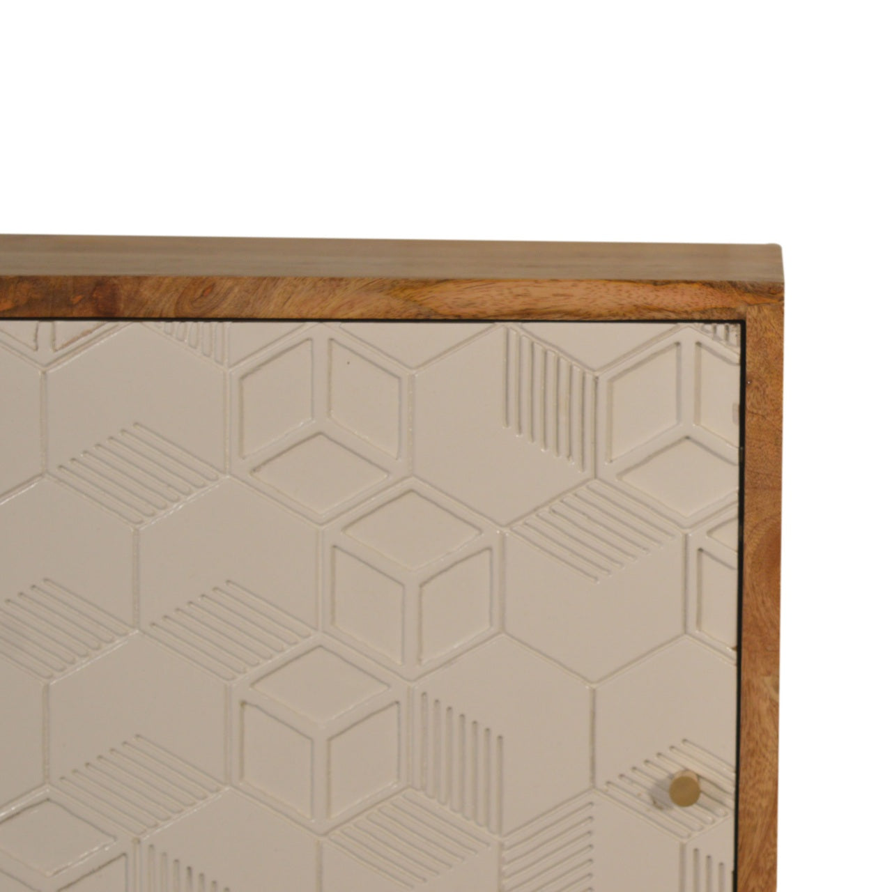 Acadia White Door Bedside Table