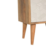 Acadia White Door Bedside Table