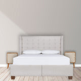 Acadia White Door Bedside Table