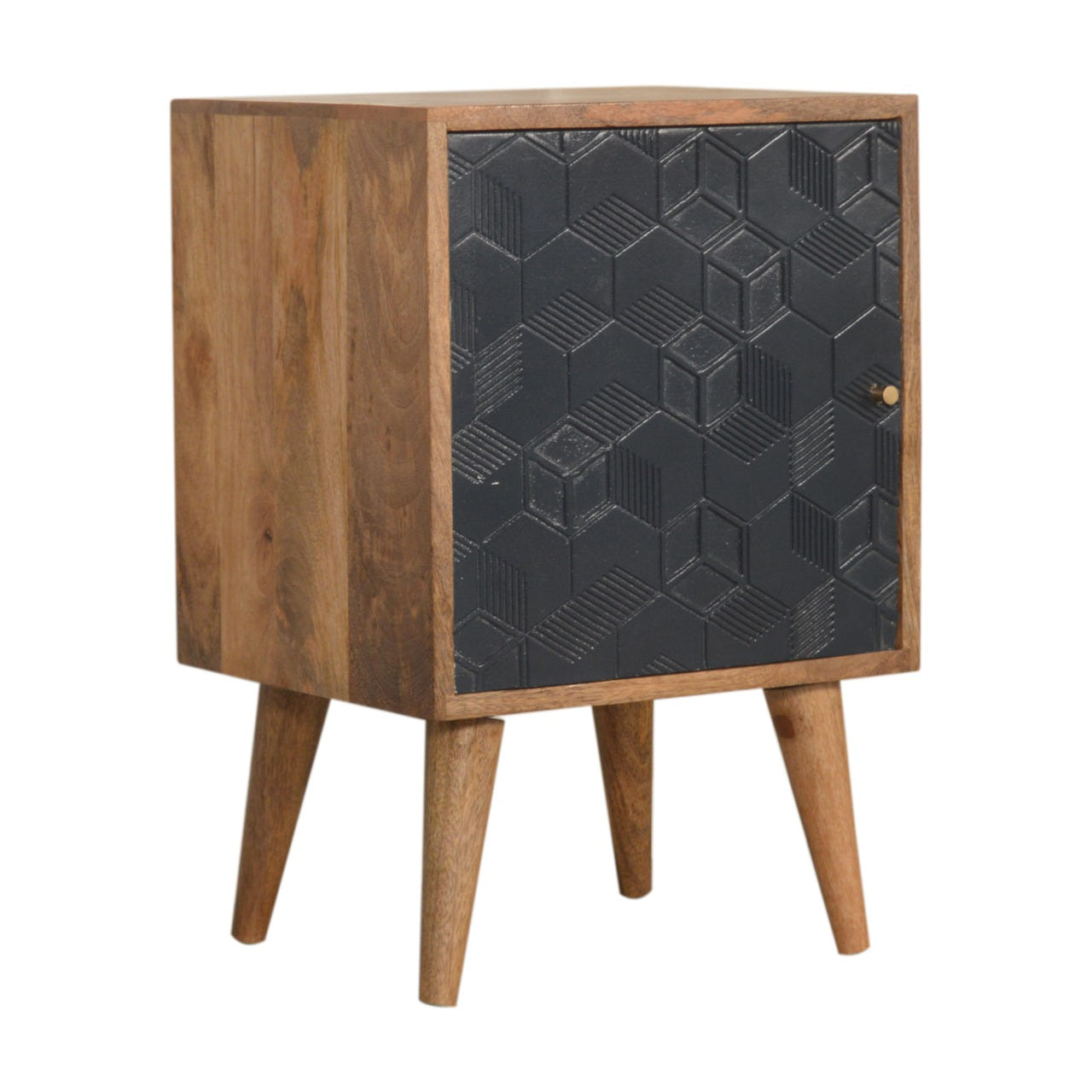 Acadia Black Bedside Table