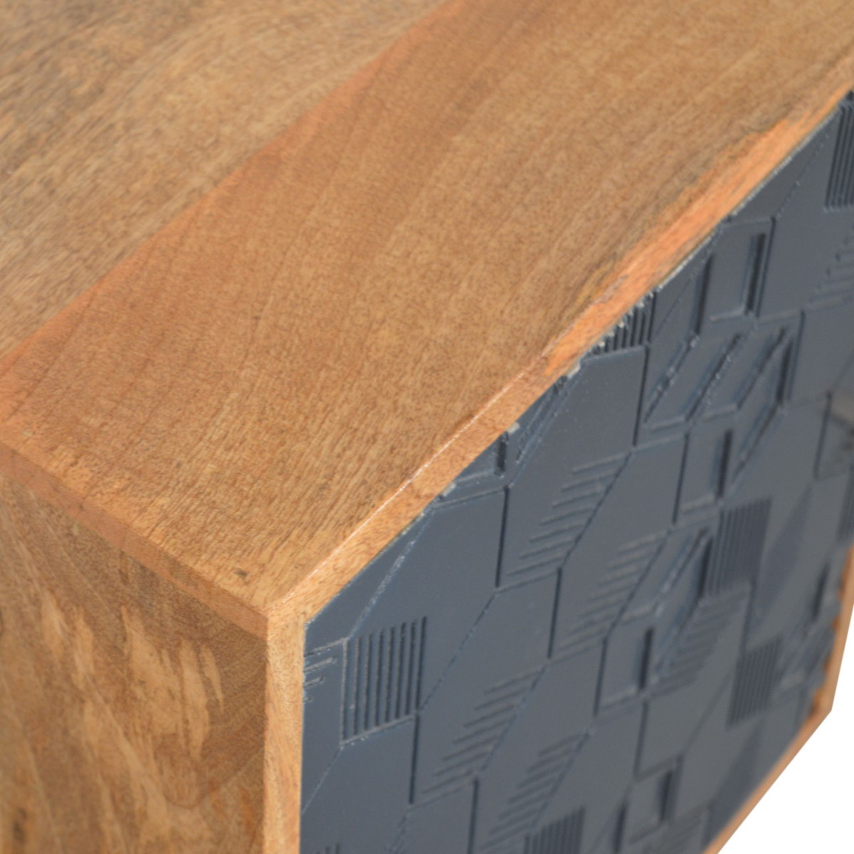 Acadia Black Bedside Table