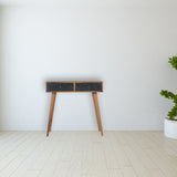 Acadia Black Console Table