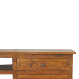 Chestnut Nordic Style TV Unit Chest of Drawers