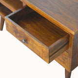Chestnut Nordic Style TV Unit Chest of Drawers