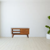 Chestnut Nordic Style TV Unit Chest of Drawers