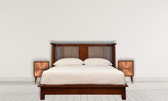 Manila Copper Bedside Table | Chestnut Mango Wood
