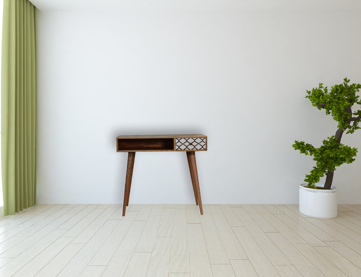 Stella Writing Desk | Oak Solid Mango Wood