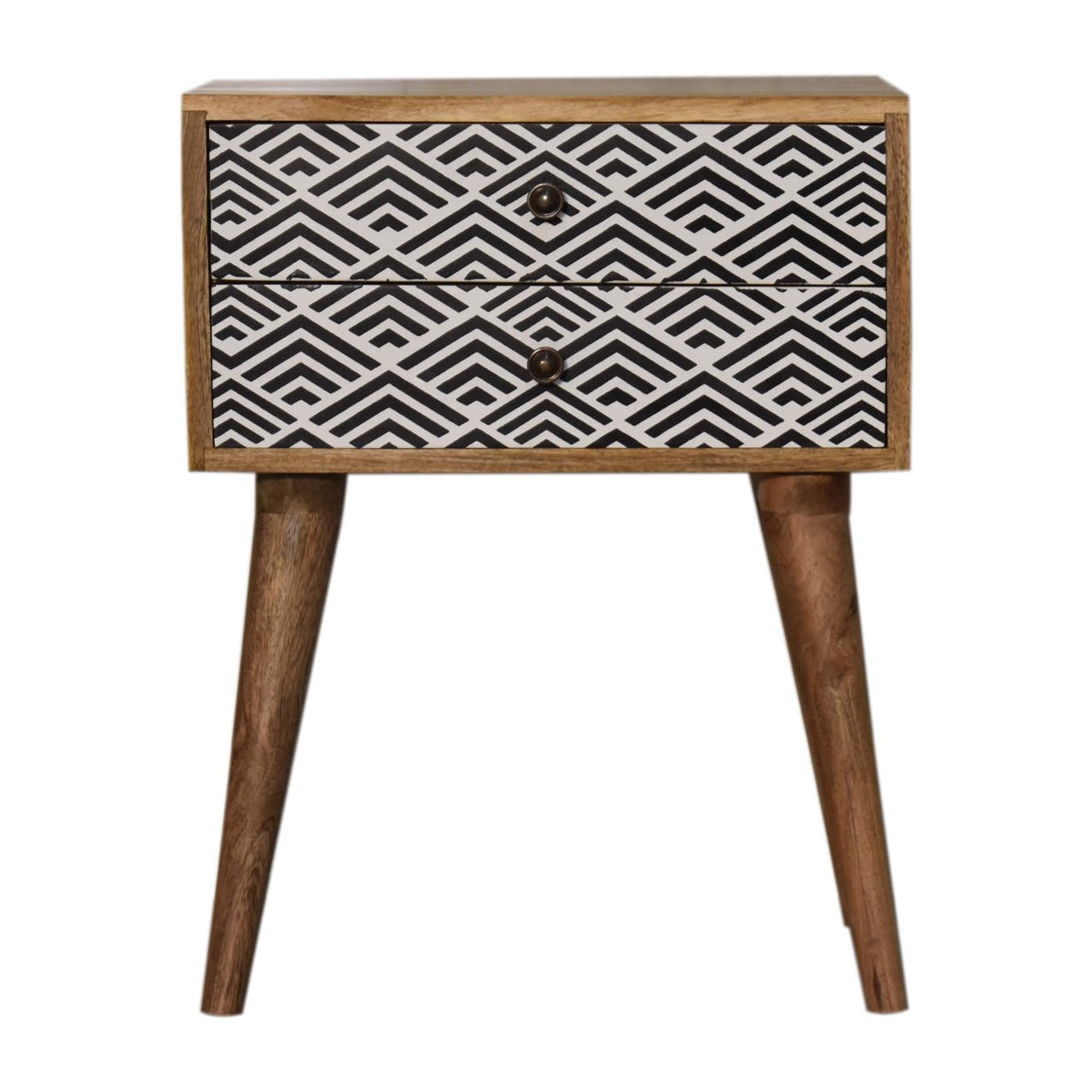 Vector Bedside Table | Oak Solid Mango Wood