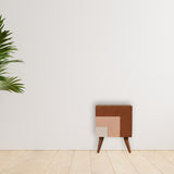 Quebec Brown Bedside Table