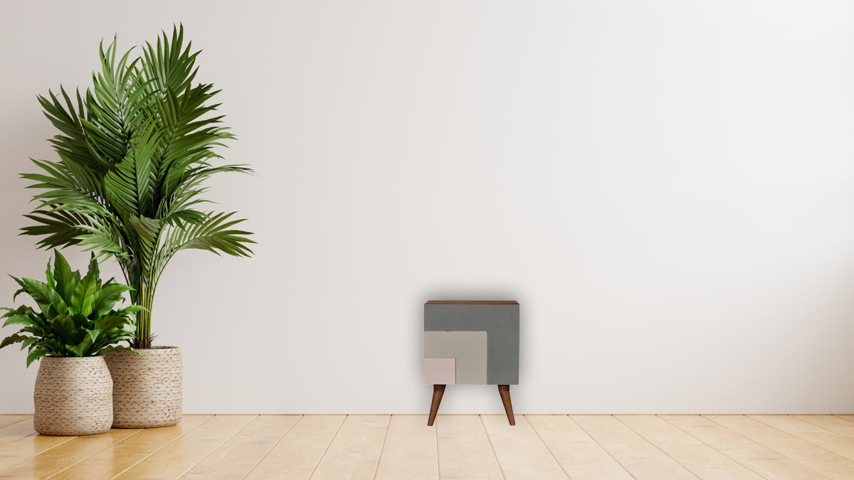Quebec Green Bedside Table