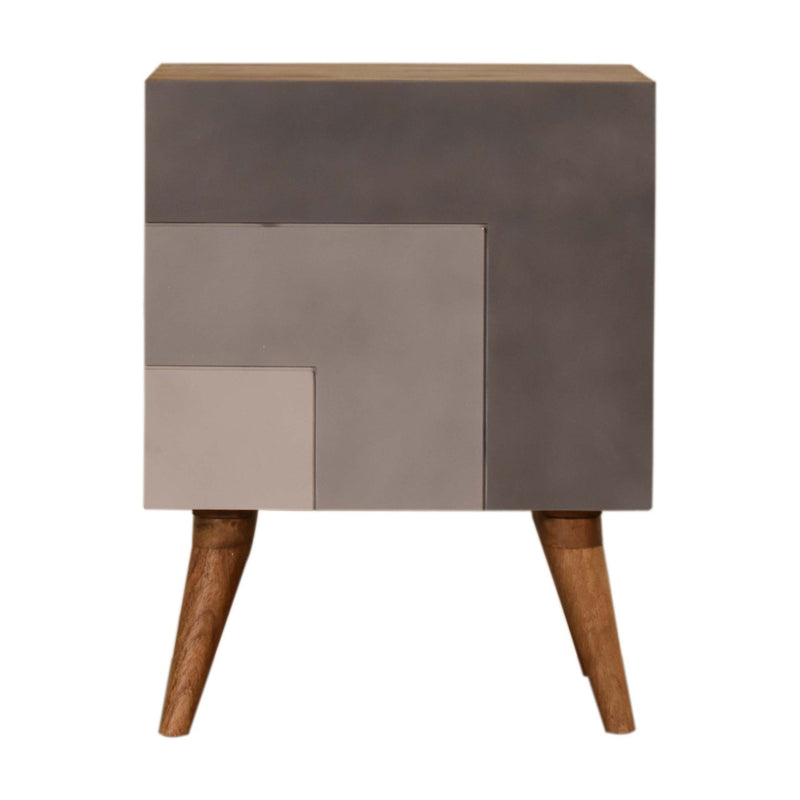 Quebec Grey Bedside Table
