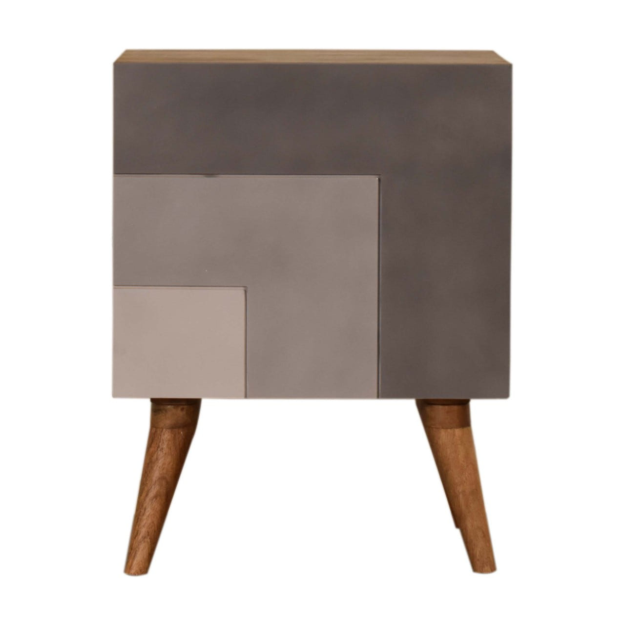 Quebec Grey Bedside Table