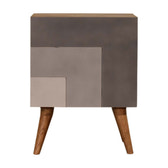Quebec Grey Bedside Table