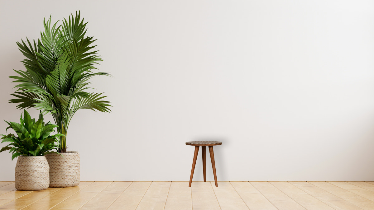 Spiral End Table Accent Piece