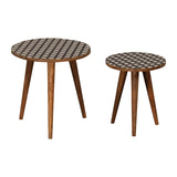Monochrome End Table Accent Piece