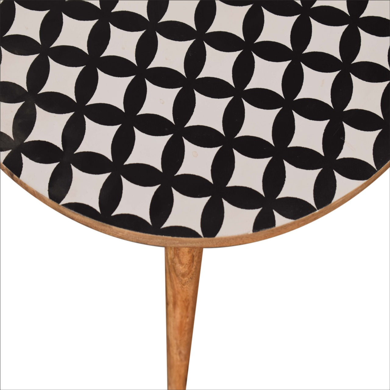 Monochrome End Table Accent Piece