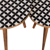 Monochrome End Table Accent Piece