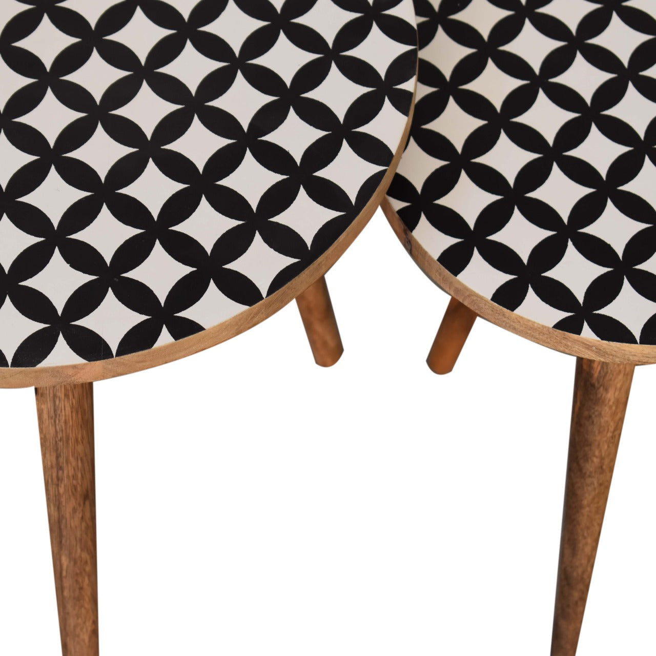 Monochrome End Table Accent Piece