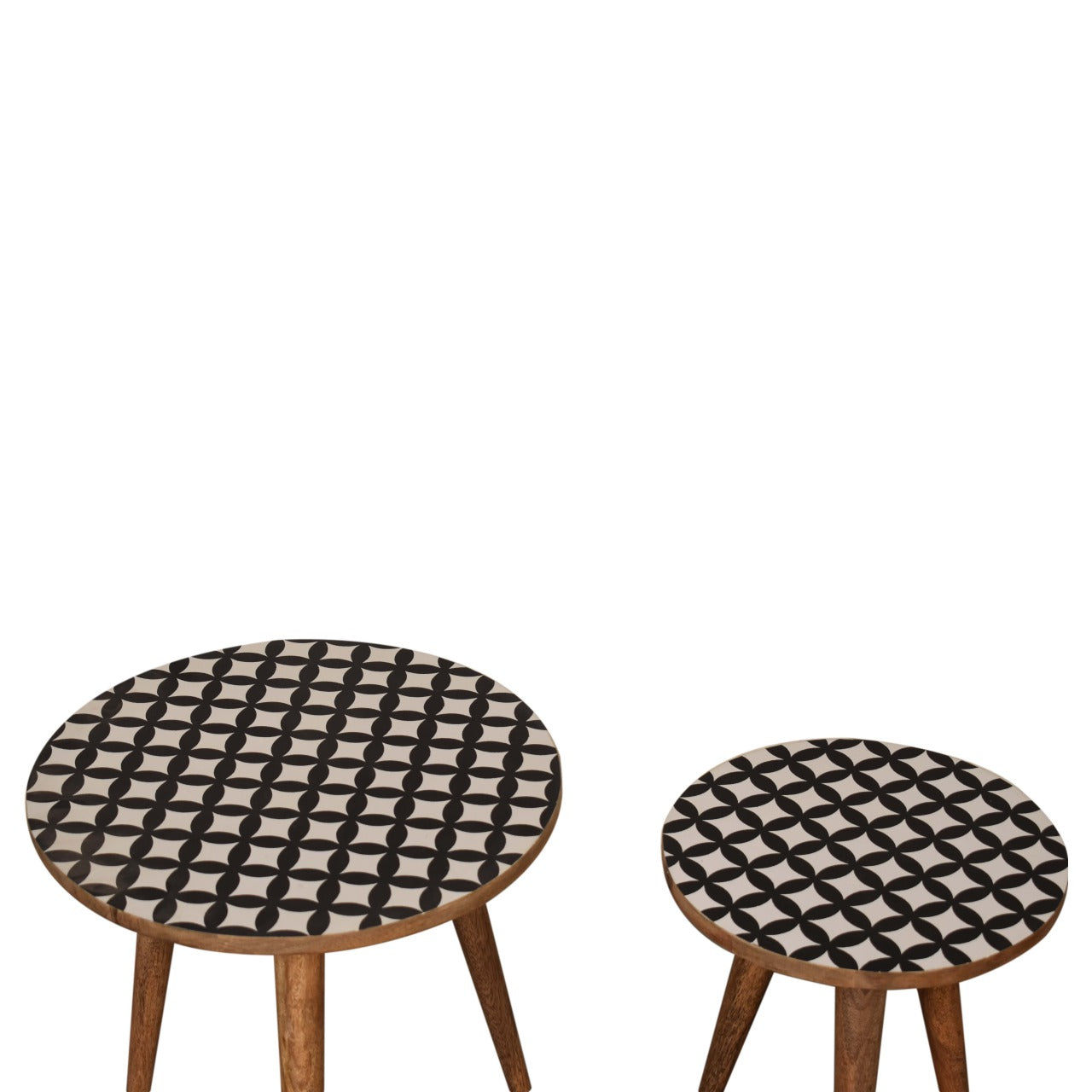 Monochrome End Table Accent Piece
