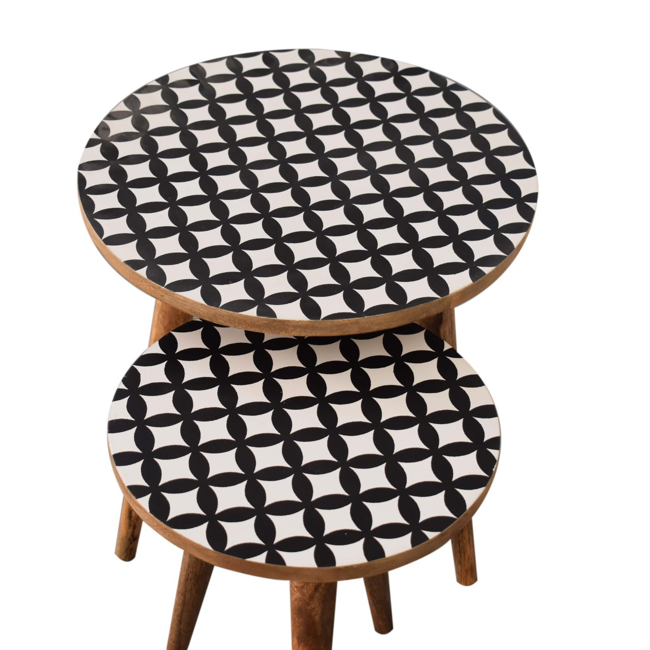 Monochrome End Table Accent Piece