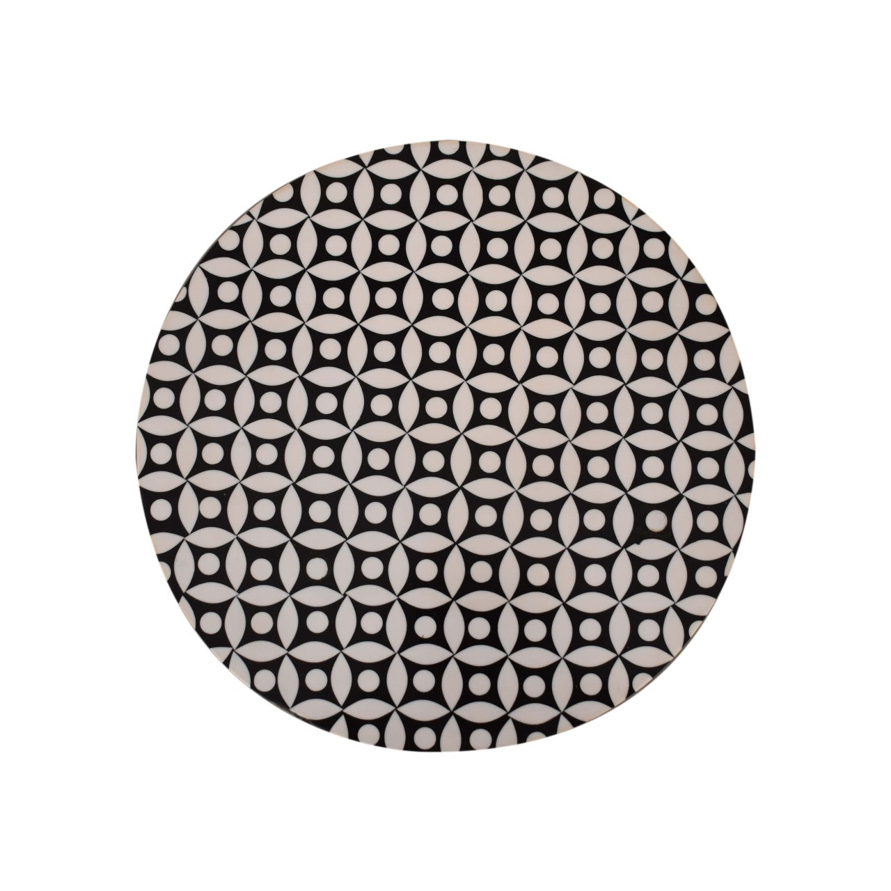Diamond Print End Table Accent Piece