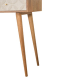 Milan White Console Table